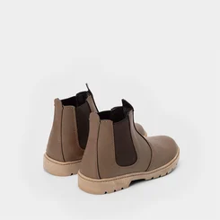Bota Chelsea Infantil Vertus Marrom Suave