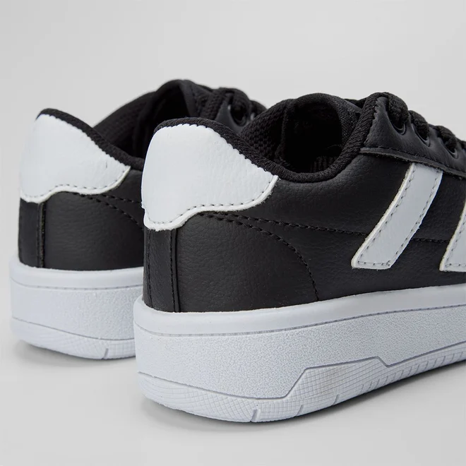 Tênis Infantil Vertus Casual Recorte Lateral Preto