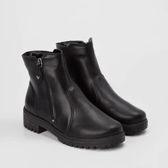 Bota Mississipi Tratorado Básica Cano Curto Preto