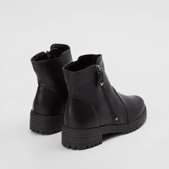 Bota Mississipi Tratorado Básica Cano Curto Preto