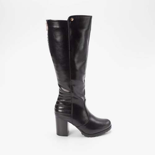 Bota Montaria Mooncity Salto Bloco Preto