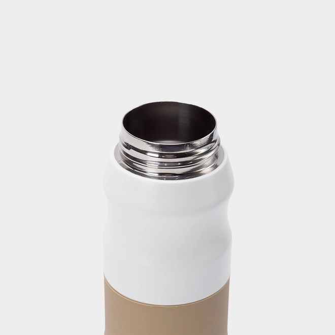 Garrafa Térmica Stz Squeze Silicone 650ml Branco