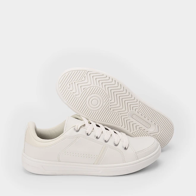 Tênis Woche Casual Masculino Bege