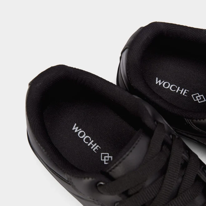 Tênis Woche Casual Masculino Costura Lateral Preto