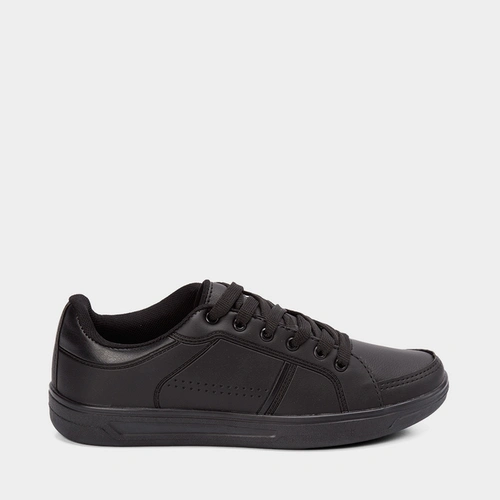 Tênis Woche Casual Masculino Costura Lateral Preto