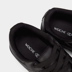 Tênis Woche Casual Masculino Costura Lateral Preto