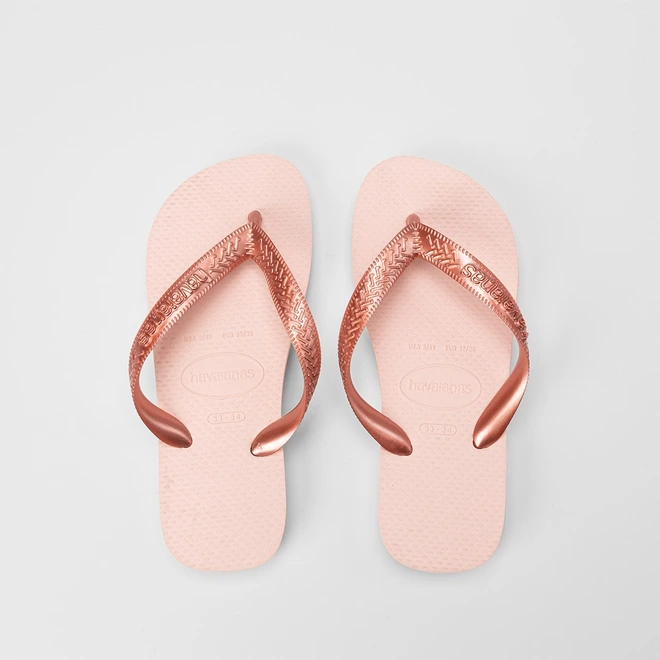 Chinelo Feminino Havaianas Top Original Rosa