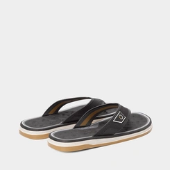 Chinelo Cartago Malaga Preto & Bege