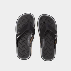 Chinelo Cartago Malaga Preto & Bege