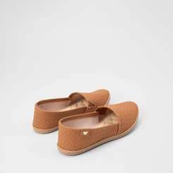 Sapatilha Alpargata Feminina Moleca Tressê Caramelo