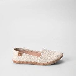 Sapatilha Alpargata Feminina Moleca Tressê Off White