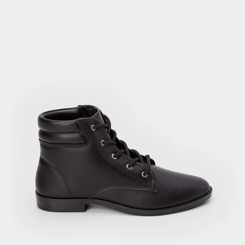 Ankle Boot Moleca Básica Salto Baixo Preto