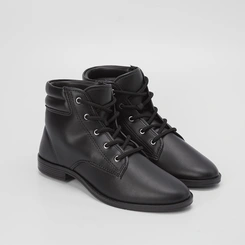 Ankle Boot Moleca Básica Salto Baixo Preto