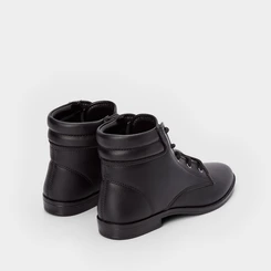Ankle Boot Moleca Básica Salto Baixo Preto