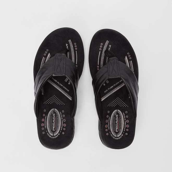 Chinelo Pegada Amortech Preto