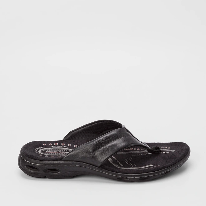 Chinelo Pegada Amortech Preto