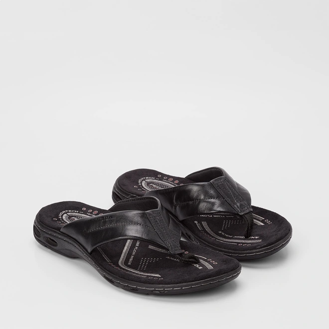 Chinelo Pegada Amortech Preto