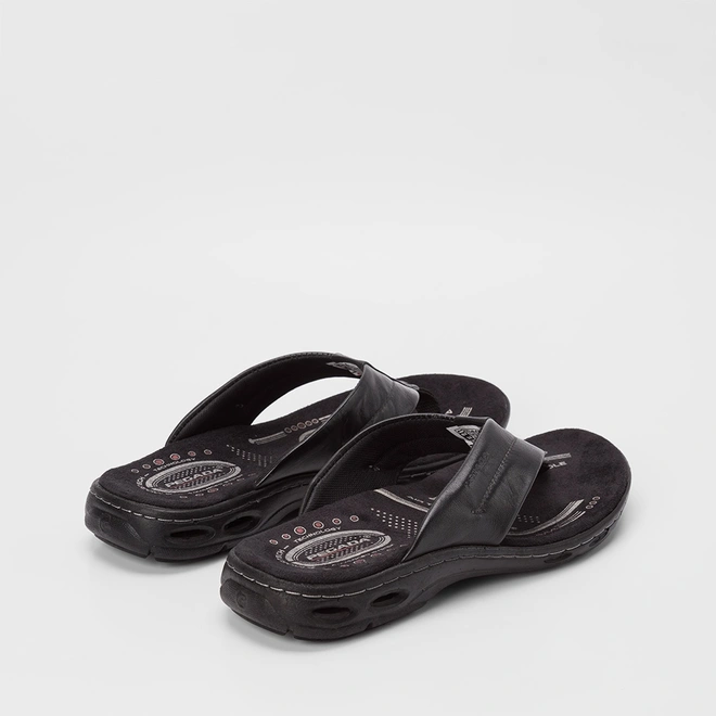 Chinelo Pegada Amortech Preto