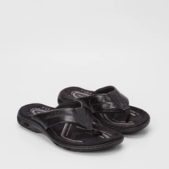 Chinelo Pegada Amortech Preto