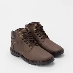 Bota Coturno Masculina Mac & Jac Detalhe Ilhós Marrom