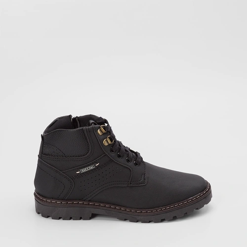 Bota Coturno Mac & Jac Detalhe Ilhós Preto
