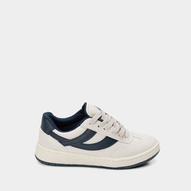 Tênis Casual Vertus Infantil Recortes Azul