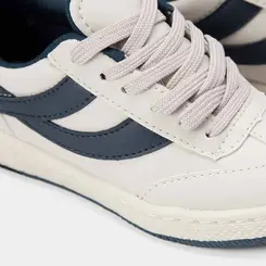 Tênis Casual Vertus Infantil Recortes Azul