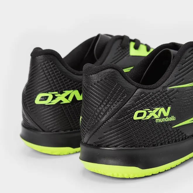 Chuteira Futsal Oxn Neon Preto
