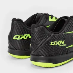 Chuteira Futsal Oxn Neon Preto