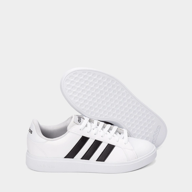 Tênis Adidas Masculino Grand Court Base Branco