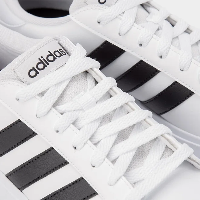 Tênis Adidas Masculino Grand Court Base 2.0 Branco