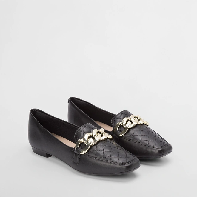 Mocassim Sua Cia Bridão Corrente Preto