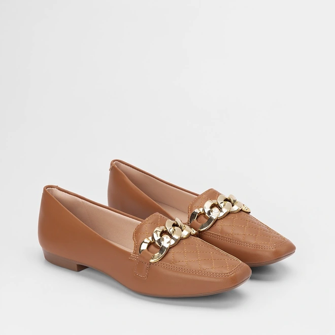 Mocassim Sua Cia Bridão Corrente Caramelo