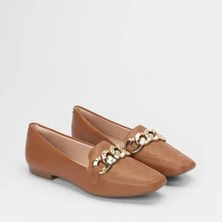 Mocassim Sua Cia Bridão Corrente Caramelo