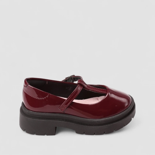 Mocassim Infantil Molekinha Verniz Tratorado Vinho