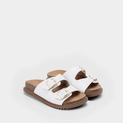 Papete Infantil Molekinha Tira Dupla Fivela Branco