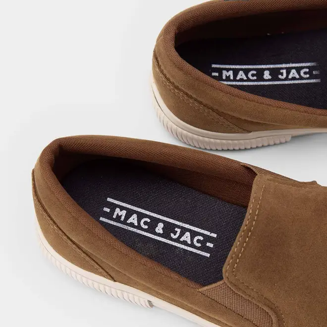 Slip On Masculino Mac & Jac Camurça Caramelo