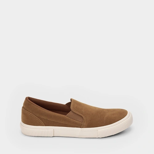 Slip On Masculino Mac & Jac Camurça Caramelo