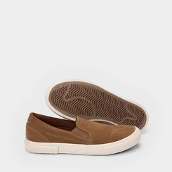 Slip On Masculino Mac & Jac Camurça Caramelo