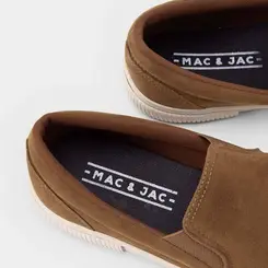Slip On Masculino Mac & Jac Camurça Caramelo
