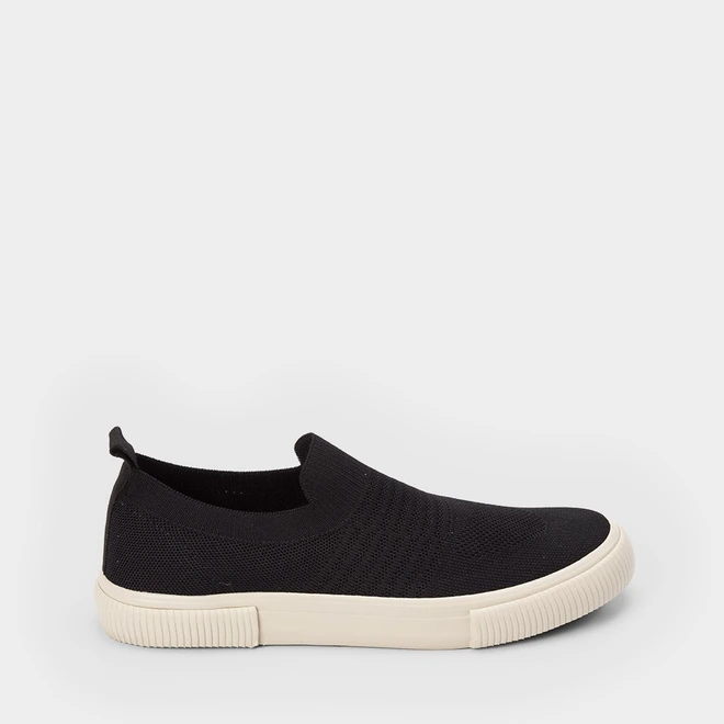 Slip On Masculino Mac & Jac Knit Preto