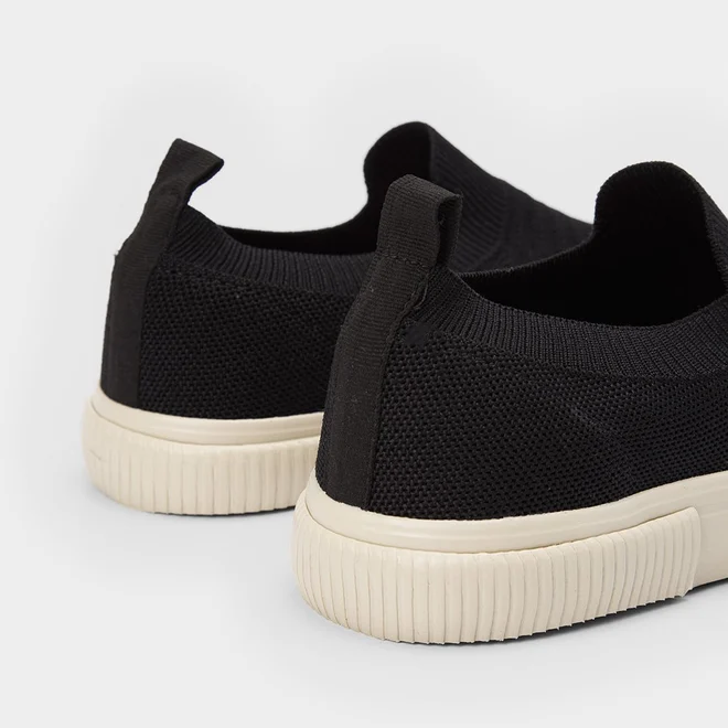 Slip On Masculino Mac & Jac Knit Preto