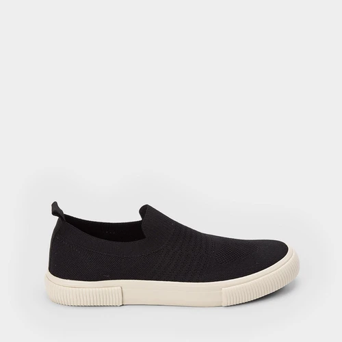 Slip On Masculino Mac & Jac Knit Preto