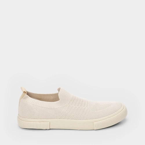 Slip On Masculino Mac & Jac Knit Bege