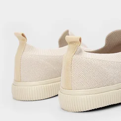 Slip On Masculino Mac & Jac Knit Bege