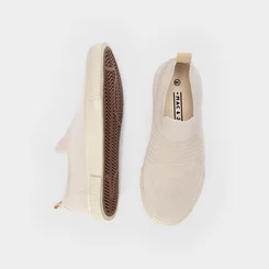 Slip On Masculino Mac & Jac Knit Bege