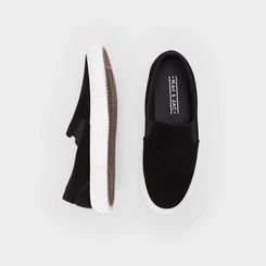 Slip On Masculino Mac & Jac Camurça Preto