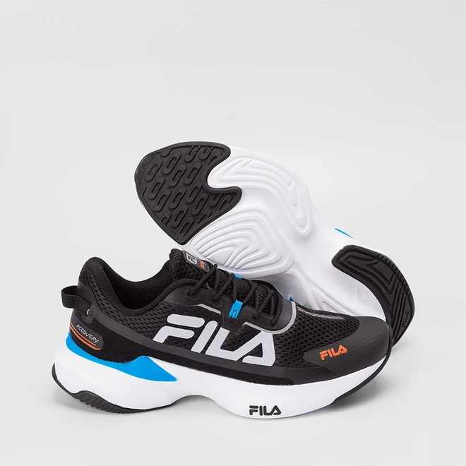 Tênis Fila Recovery Masculino Esportivo Preto
