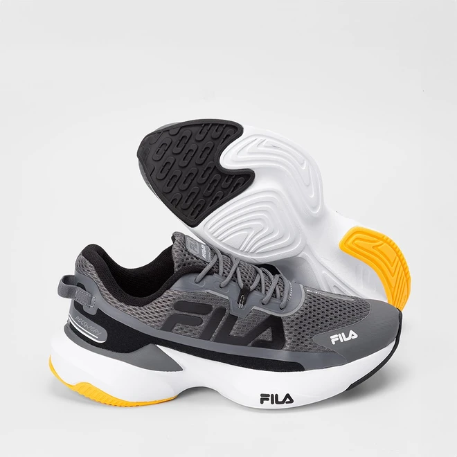 Tênis Fila Recovery Masculino Esportivo Cinza