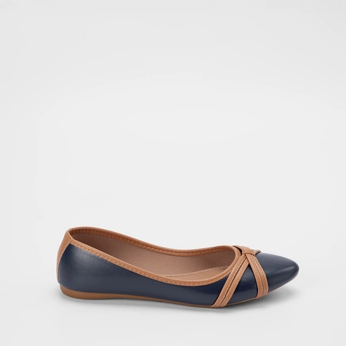 Sapatilha Feminina Penélope Detalhe Tiras Slim Azul